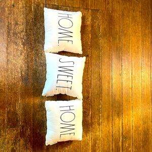 Rae Dunn Home Sweet Home pillow set